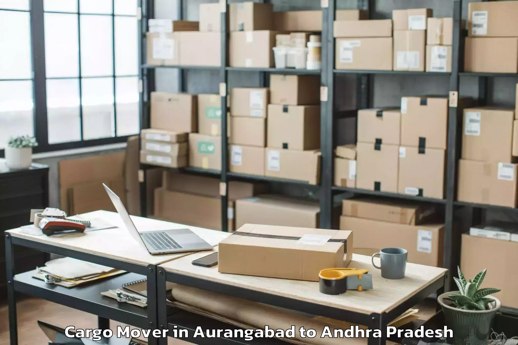 Top Aurangabad to Muttukuru Cargo Mover Available